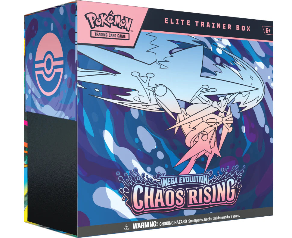 *Wave 2 PRE-ORDER* SEALED CASE Pokemon Chaos Rising Elite Trainer Box CASE OF x10 - Sealed