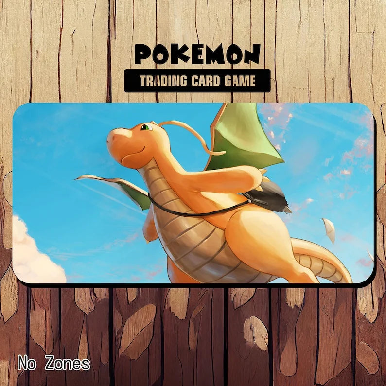 Dragonite Pokemon TCG Playmat Gaming Mouse Pad Waterproof Non-slip Desk Mat