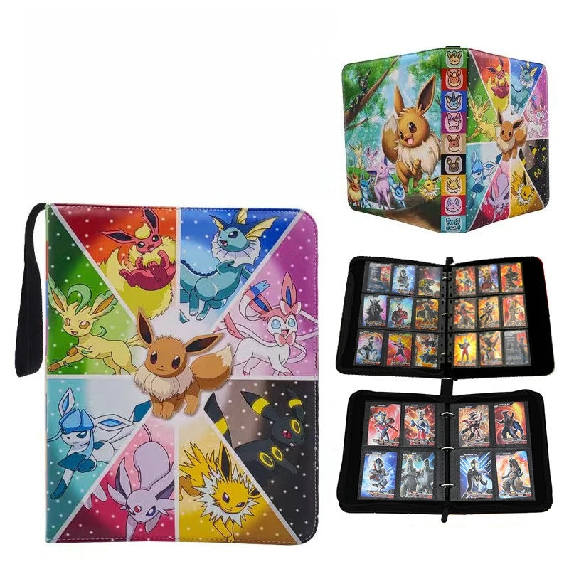 Pokemon Card Album Binder 400/900 Pockets Mewtwo Gengar Anniversary Edition Trading Card Holder Collection Storage Folder Gift