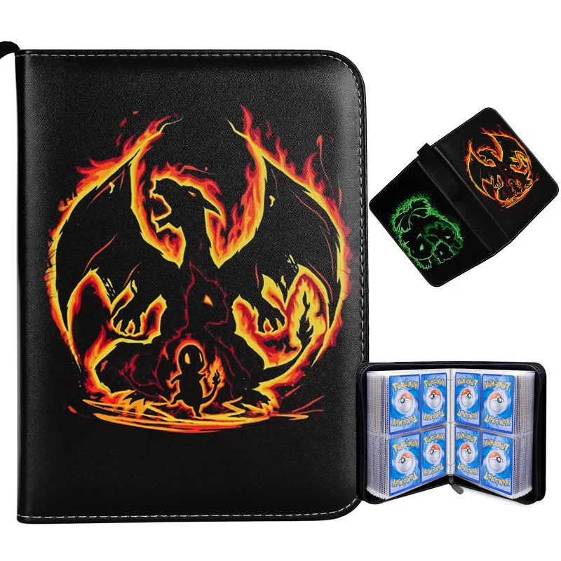 Pokemon Card Album Binder 400/900 Pockets Mewtwo Gengar Anniversary Edition Trading Card Holder Collection Storage Folder Gift