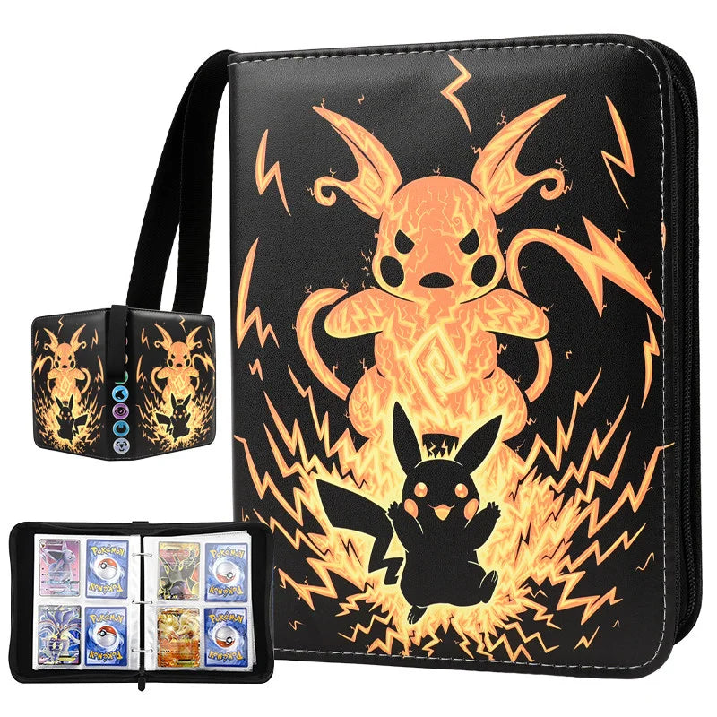 Pokemon Card Album Binder 400/900 Pockets Mewtwo Gengar Anniversary Edition Trading Card Holder Collection Storage Folder Gift