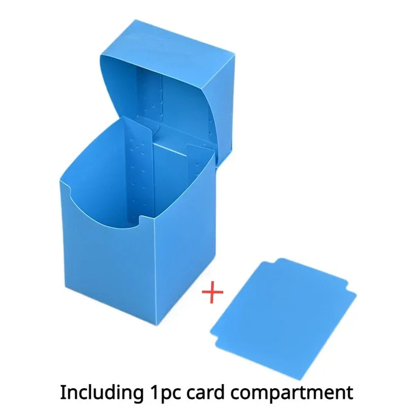 TCG Deck Box for 100+ Cards Commander Deck Holder for MTG Yugioh PKM Trading Card Storage Case with Divider for Magic Board Game
