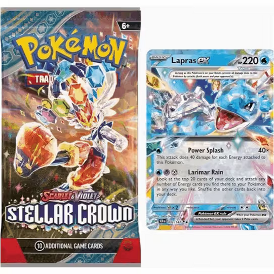 Booster Pack & Ultra Rare Card Bundle (English) | Includes EX, V, VMAX, or VSTAR Cards | Perfect Pokemon Gift Bundle | 100% Authentic