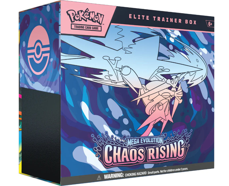 *Wave 2 PRE-ORDER*  SEALED CASE Pokemon Chaos Rising Elite Trainer Box CASE OF x10 - Sealed