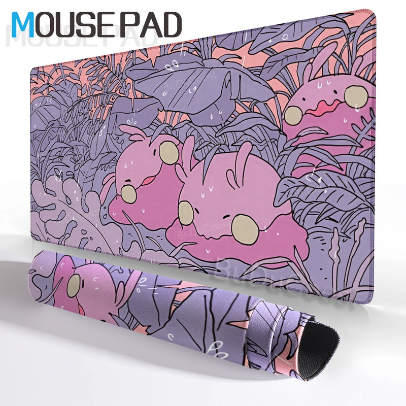 Mouse Pad Pokemon Goodra Playmat Gamer Laptop Keyboard Mousepad Rubber Desk Mat Gaming Extended Pad Pc Accessories Office Carpet