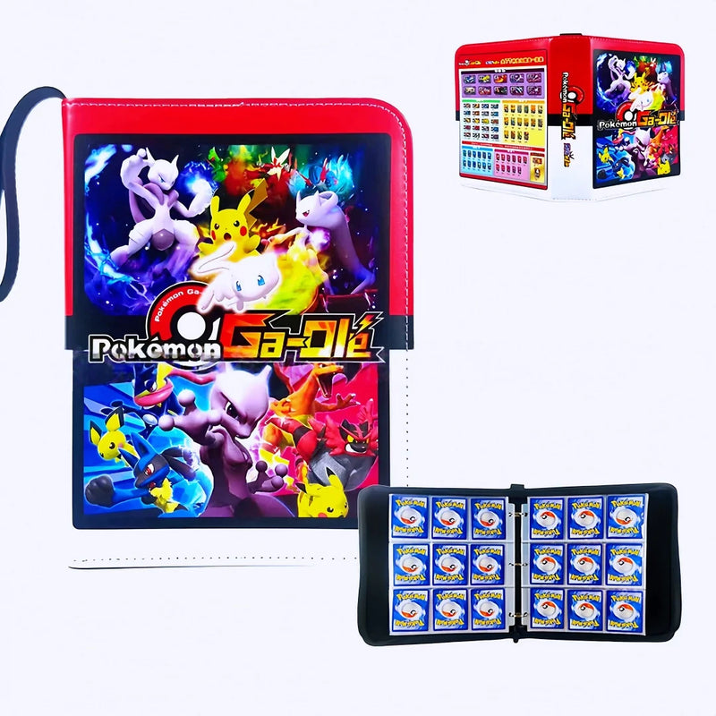 Pokemon Card Album Binder 400/900 Pockets Mewtwo Gengar Anniversary Edition Trading Card Holder Collection Storage Folder Gift