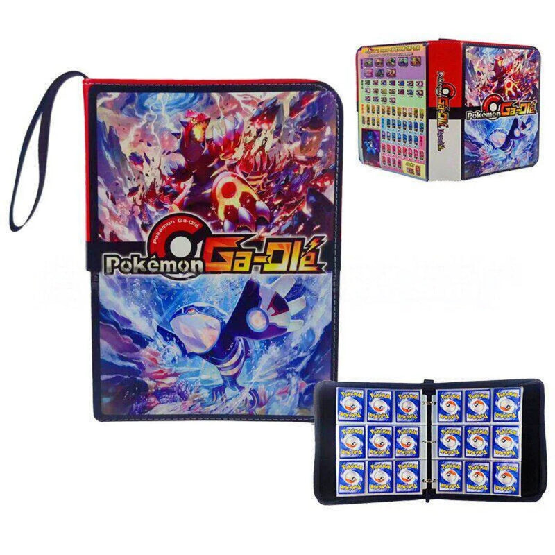 Pokemon Card Album Binder 400/900 Pockets Mewtwo Gengar Anniversary Edition Trading Card Holder Collection Storage Folder Gift
