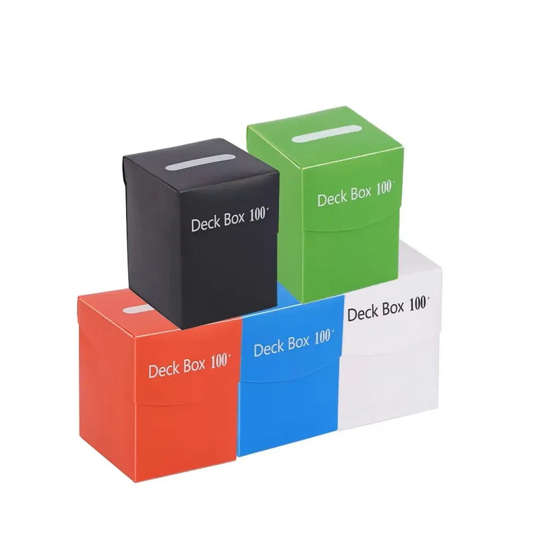 TCG Deck Box for 100+ Cards Commander Deck Holder for MTG Yugioh PKM Trading Card Storage Case with Divider for Magic Board Game