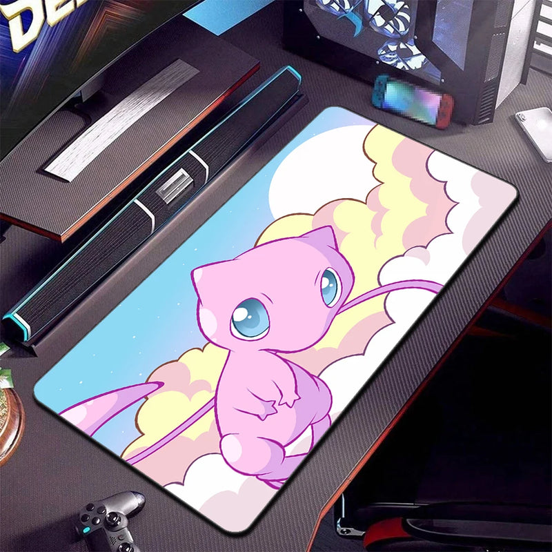 P-pokemon Mouse Mats Large Anime Rubber Esports Mousepad Pc Gaming Accessories Pad Kawaii Carpet Cabinet Keyboard Office Deskmat