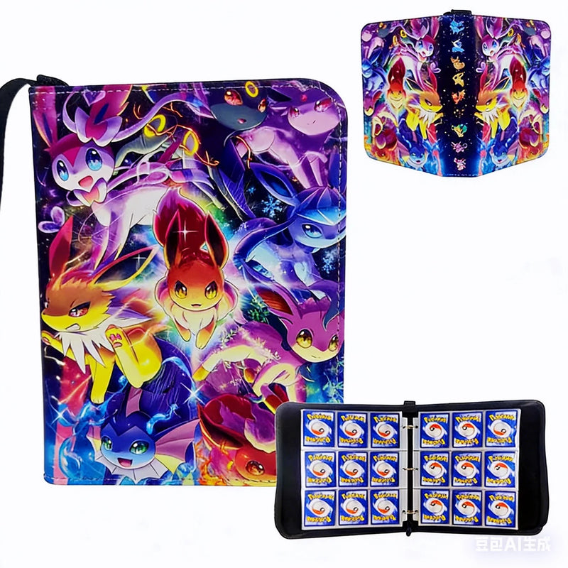 Pokemon Card Album Binder 400/900 Pockets Mewtwo Gengar Anniversary Edition Trading Card Holder Collection Storage Folder Gift