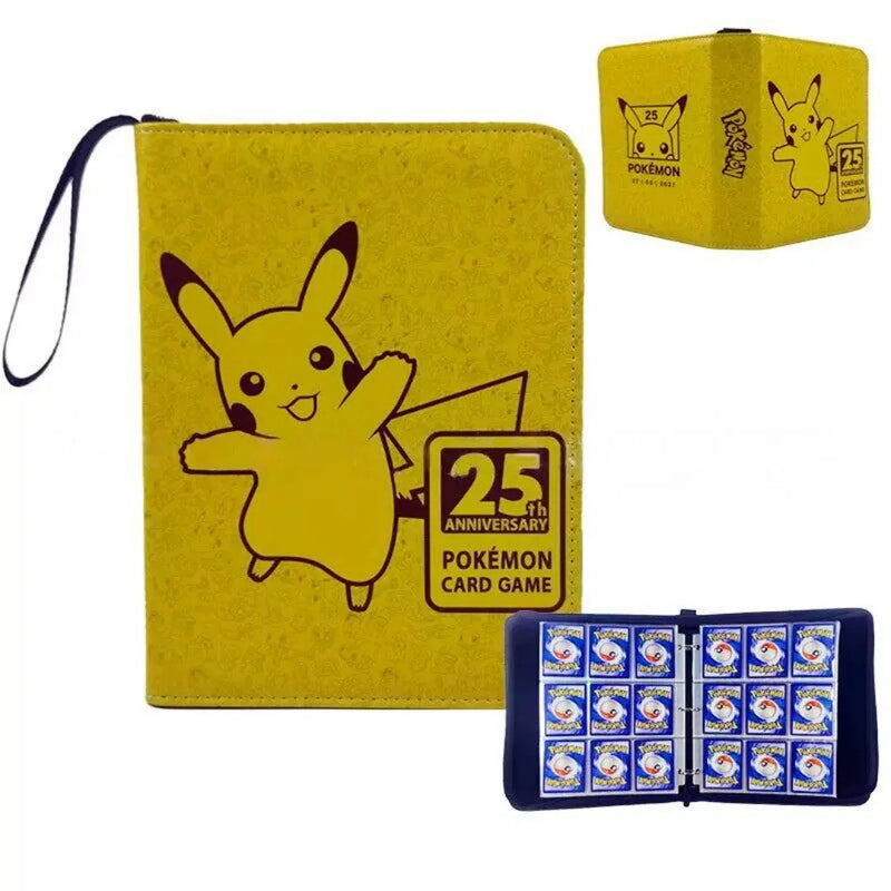 Pokemon Card Album Binder 400/900 Pockets Mewtwo Gengar Anniversary Edition Trading Card Holder Collection Storage Folder Gift