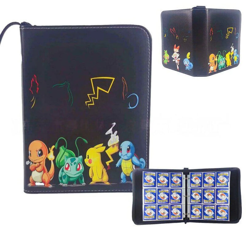 Pokemon Card Album Binder 400/900 Pockets Mewtwo Gengar Anniversary Edition Trading Card Holder Collection Storage Folder Gift