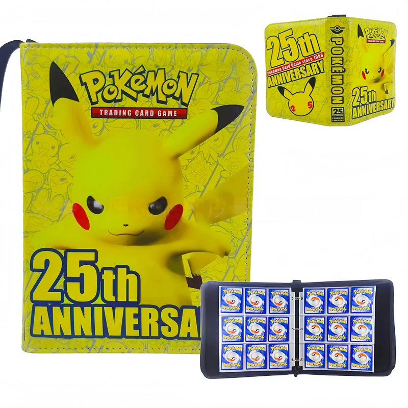 Pokemon Card Album Binder 400/900 Pockets Mewtwo Gengar Anniversary Edition Trading Card Holder Collection Storage Folder Gift