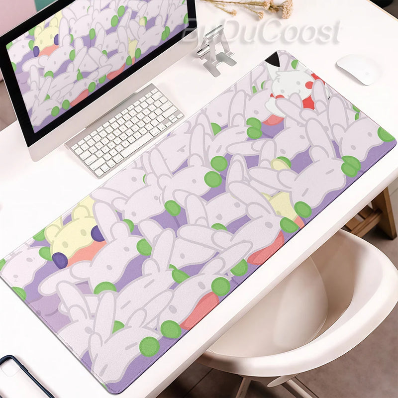 Mouse Pad Pokemon Goodra Playmat Gamer Laptop Keyboard Mousepad Rubber Desk Mat Gaming Extended Pad Pc Accessories Office Carpet