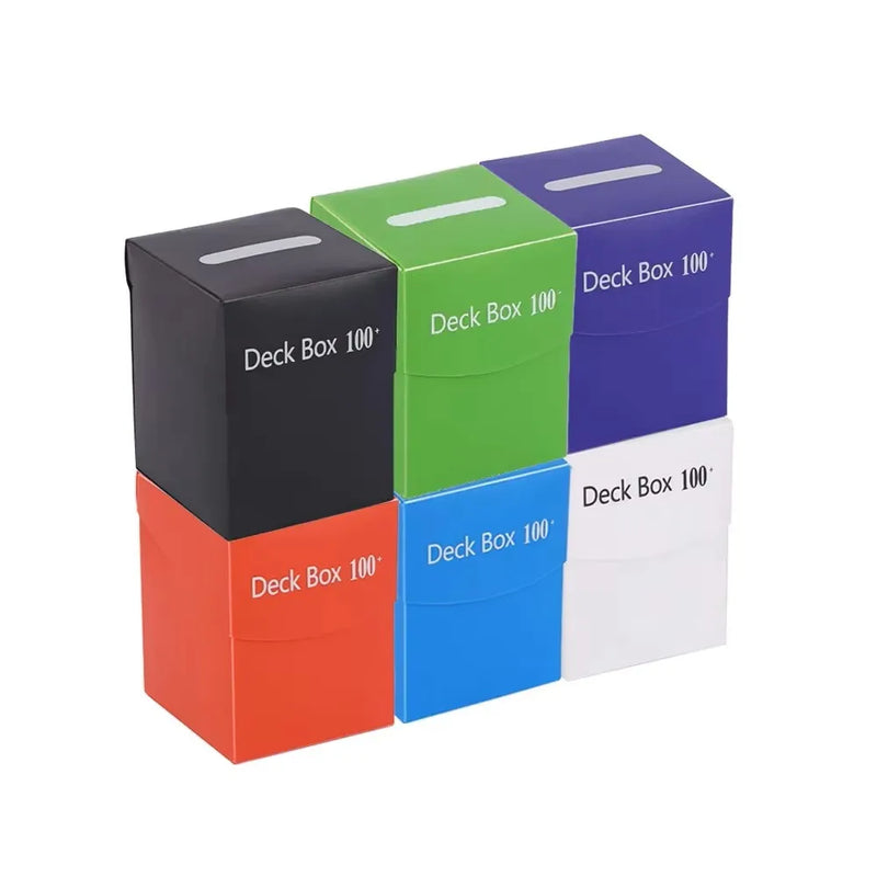 TCG Deck Box for 100+ Cards Commander Deck Holder for MTG Yugioh PKM Trading Card Storage Case with Divider for Magic Board Game