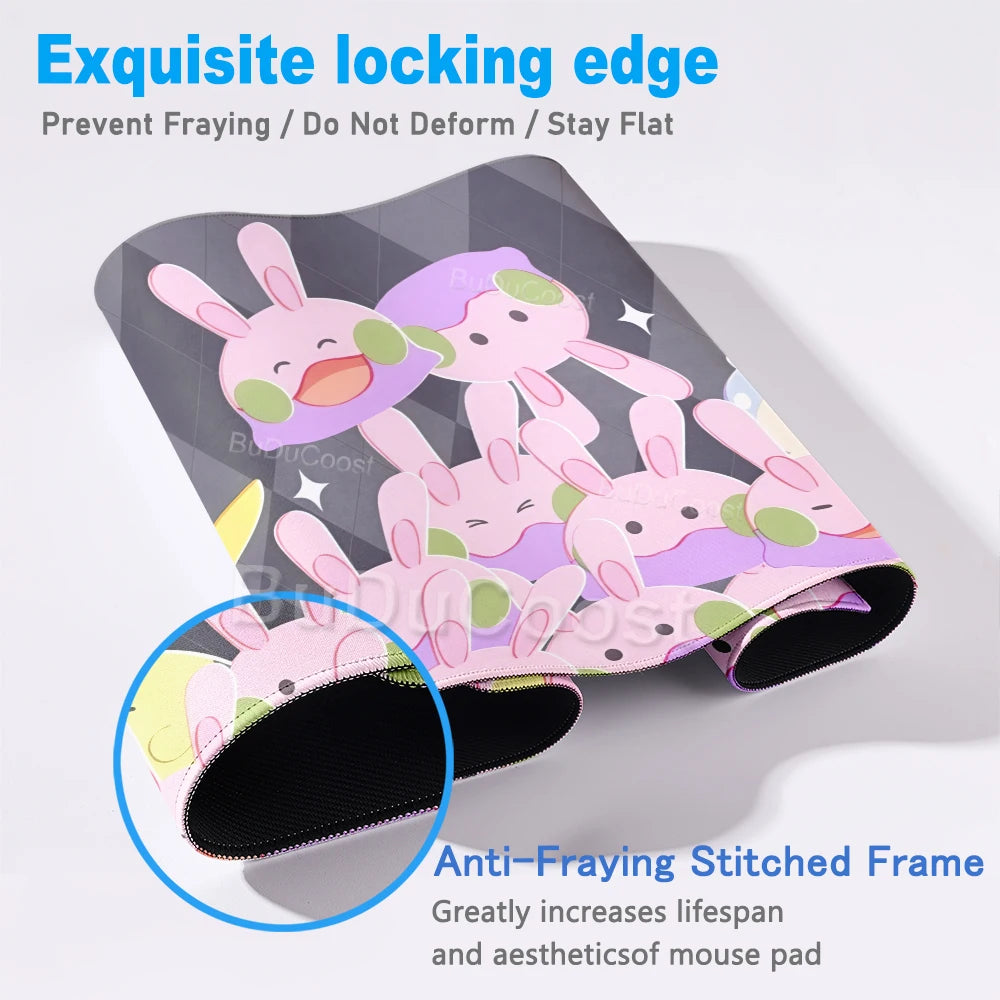 Mouse Pad Pokemon Goodra Playmat Gamer Laptop Keyboard Mousepad Rubber Desk Mat Gaming Extended Pad Pc Accessories Office Carpet