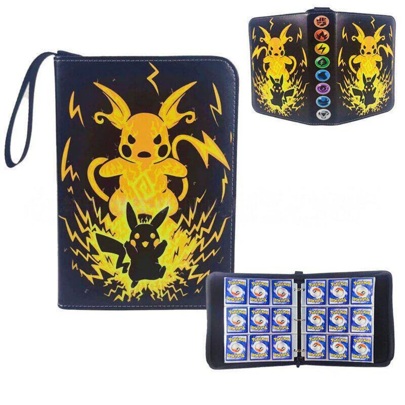 Pokemon Card Album Binder 400/900 Pockets Mewtwo Gengar Anniversary Edition Trading Card Holder Collection Storage Folder Gift