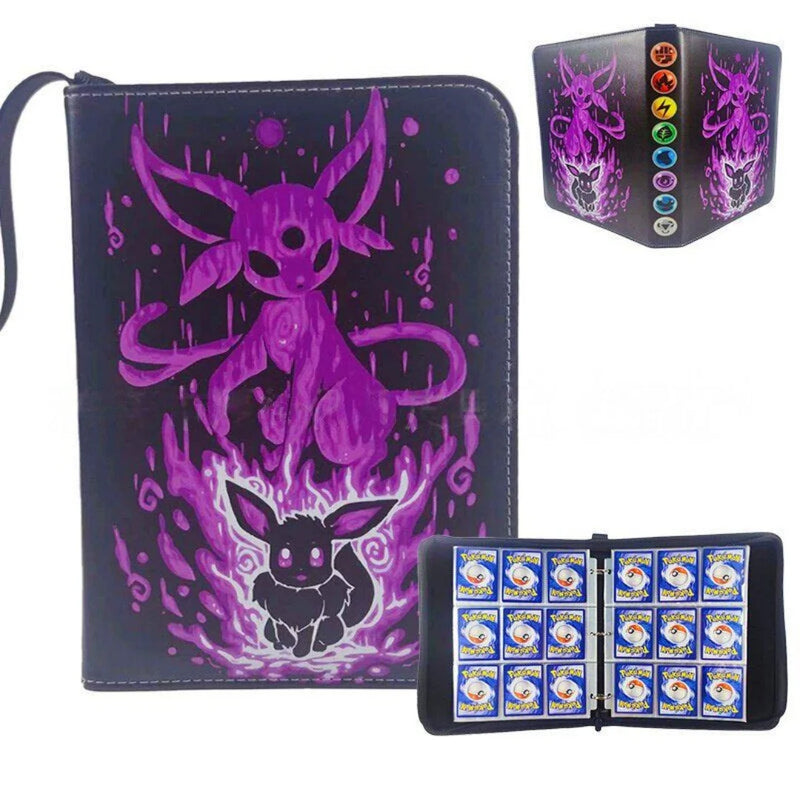 Pokemon Card Album Binder 400/900 Pockets Mewtwo Gengar Anniversary Edition Trading Card Holder Collection Storage Folder Gift