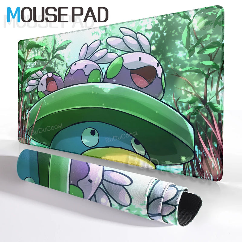 Mouse Pad Pokemon Goodra Playmat Gamer Laptop Keyboard Mousepad Rubber Desk Mat Gaming Extended Pad Pc Accessories Office Carpet