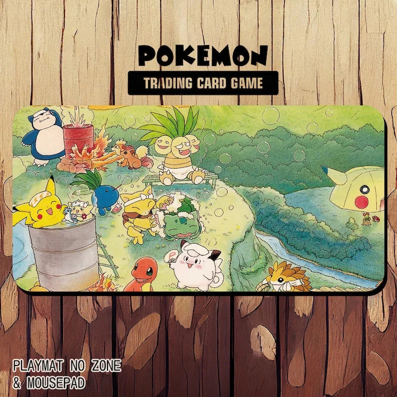 Dragonite Pokemon TCG Playmat Gaming Mouse Pad Waterproof Non-slip Desk Mat